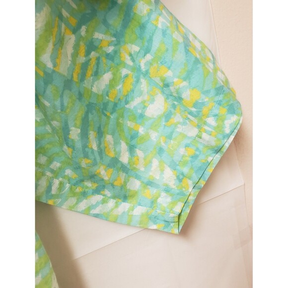 Heart of Palm Blouse S 24 Mint Green Embellished Long Sleeve Vintage Summer NWOT - Picture 5 of 12